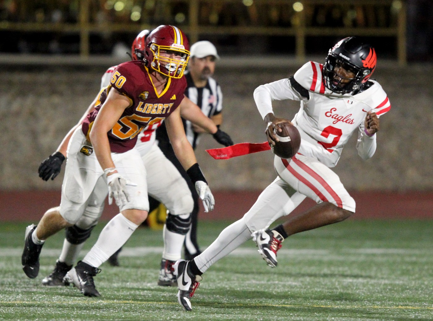 Freshman quarterback’s late-game heroics lead Clayton Valley to gutsy road win over Liberty