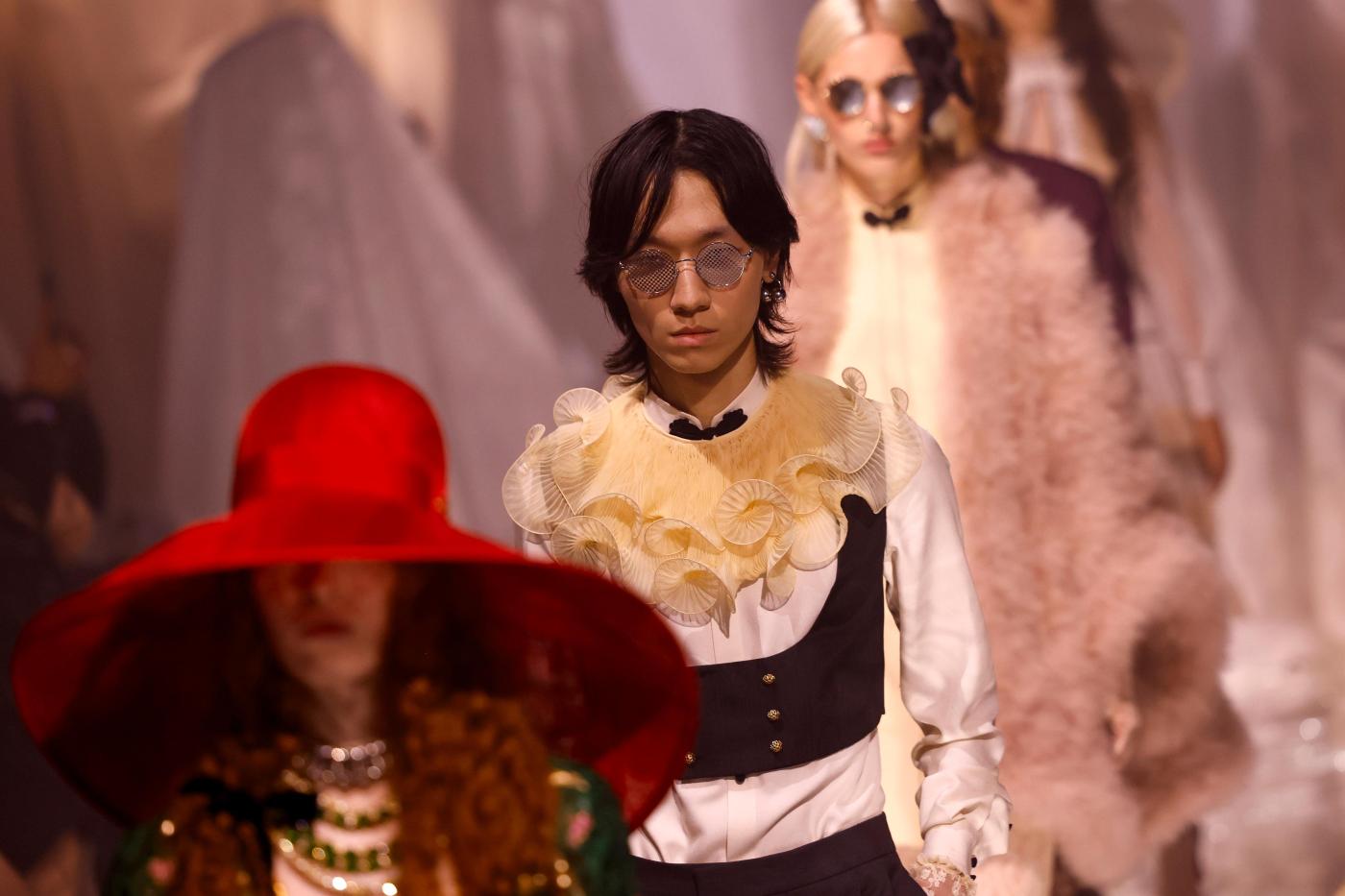 Valentino’s new designer puts on maximalist Paris ready-to-wear debut