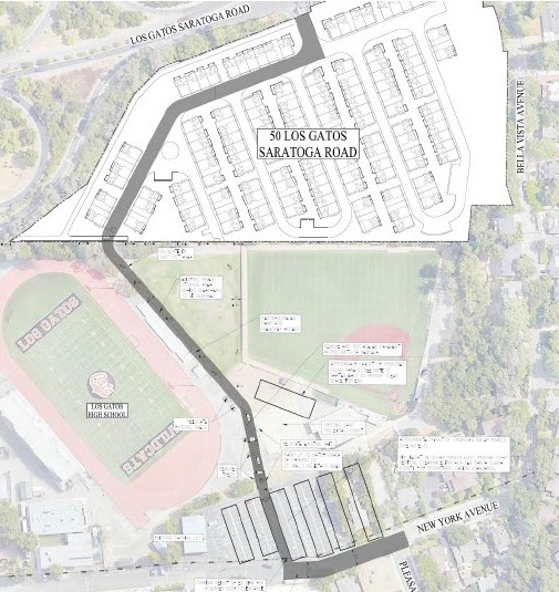 New emergency access road in Los Gatos would serve high school, housing