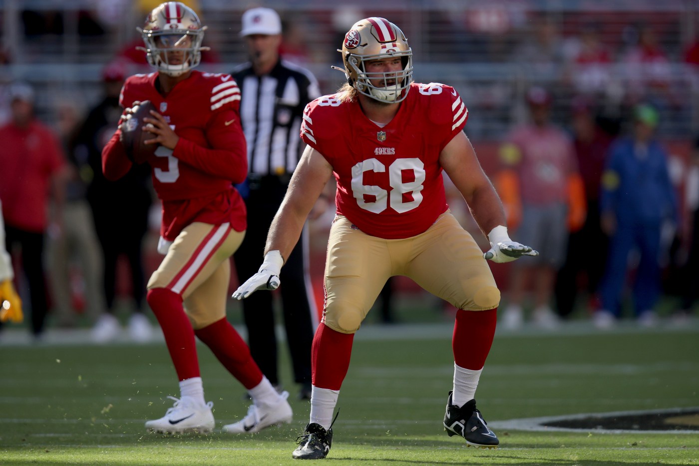 49ers’ Colton McKivitz, shrugs off critics, keeps coming back for more