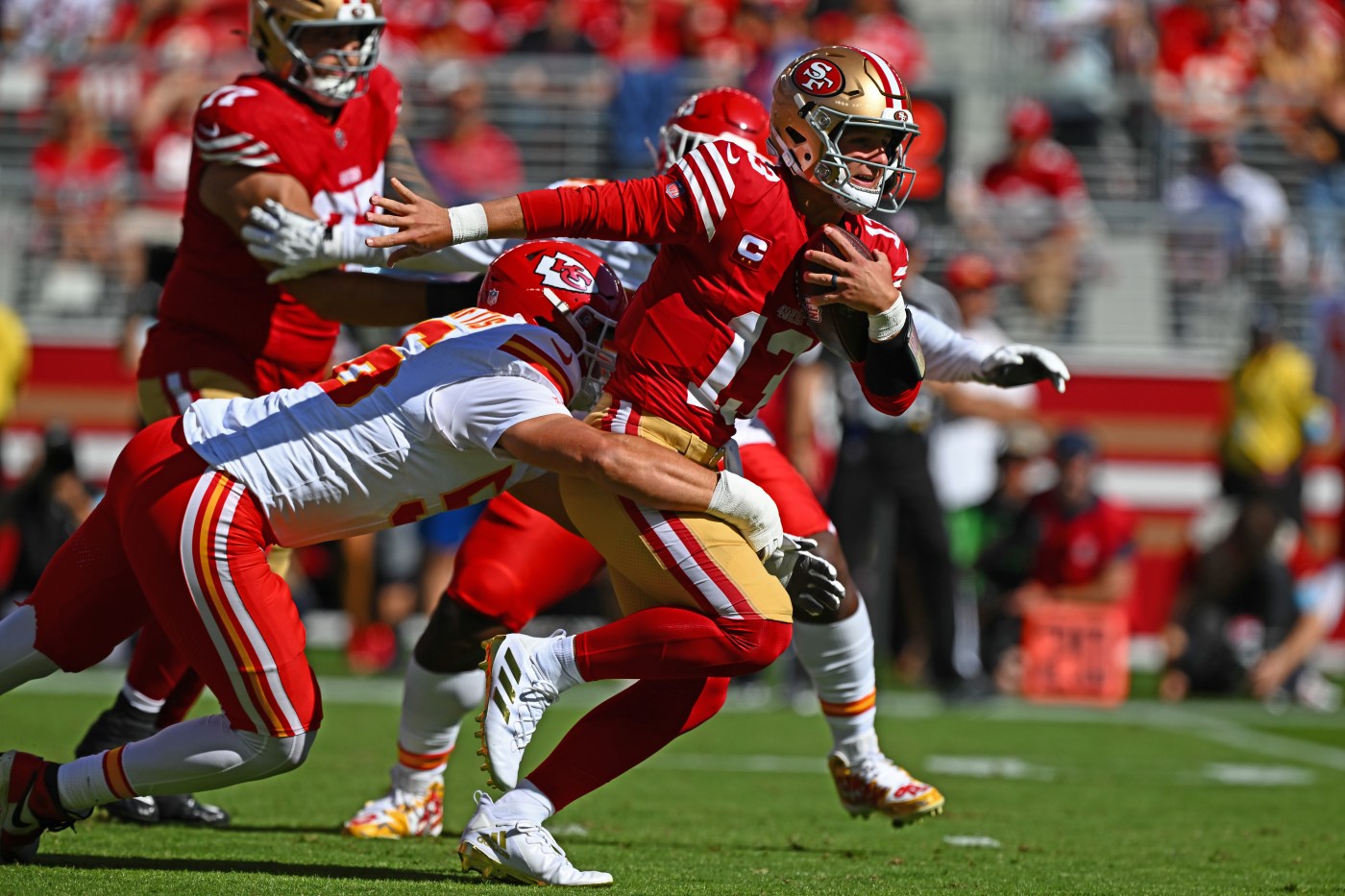 Photos: San Francisco 49ers lose to undefeated Kansas City Chiefs in Super Bowl rematch