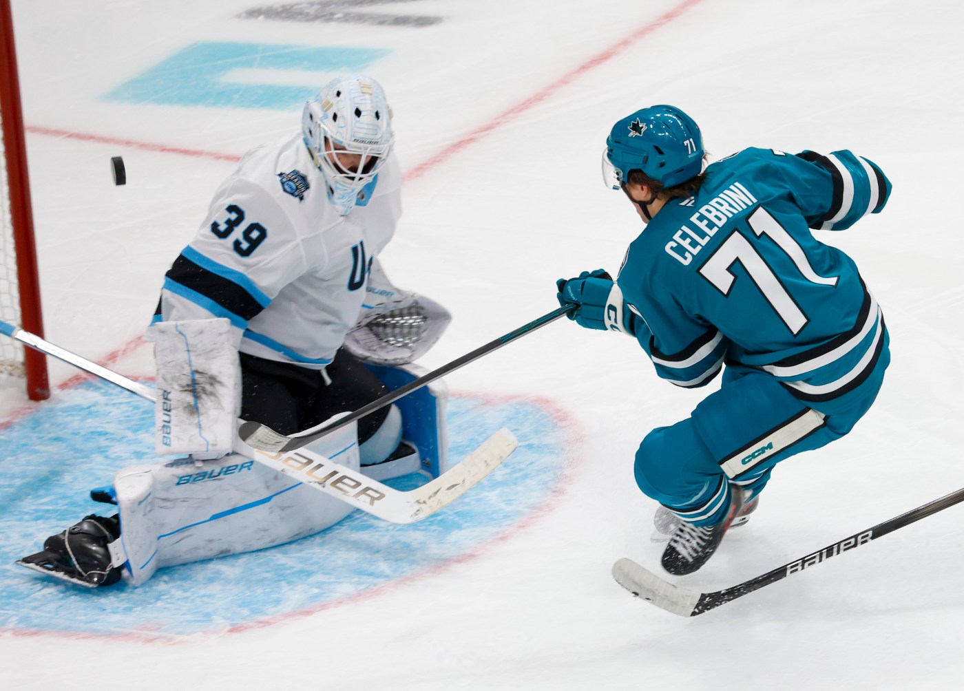 Sharks provide update on Celebrini’s health after scary moment