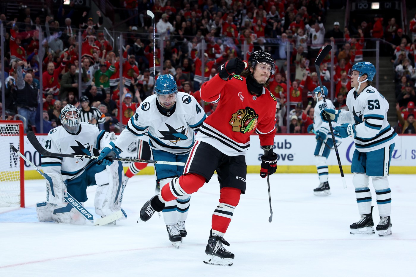 Slow start, numerous penalties doom Sharks against Bedard, Blackhawks