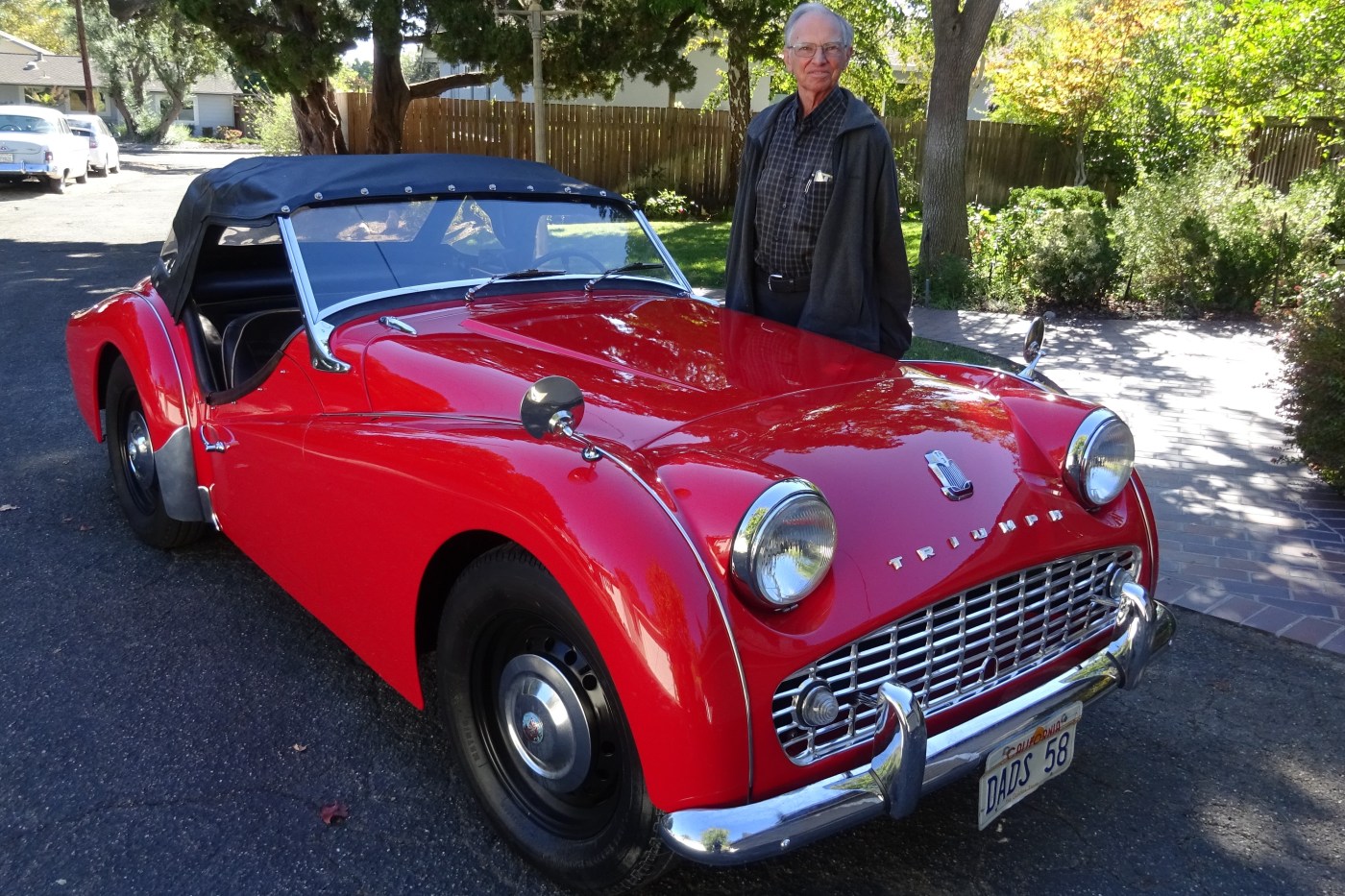 Me & My Car: ’58 Triumph in Pleasant Hill will soon be well restored