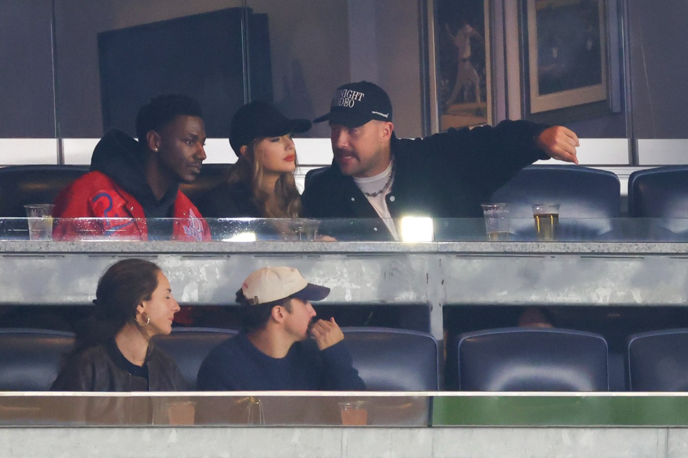 Travis Kelce confirms he and Taylor Swift are ‘absolutely happy’