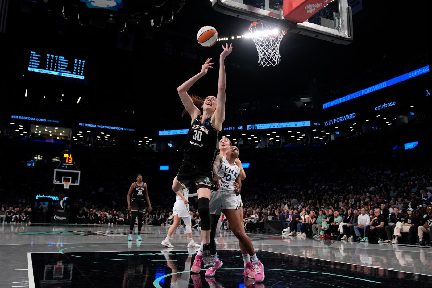 Breanna Stewart and her wife Marta Xargay receive homophobic threats after Game 1 of WNBA Finals