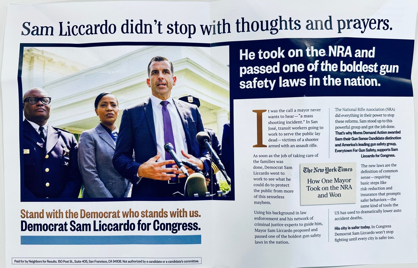 VTA union says political ad from pro-Sam Liccardo Super PAC referencing 2021 mass shooting is ‘insensitive and wrong’