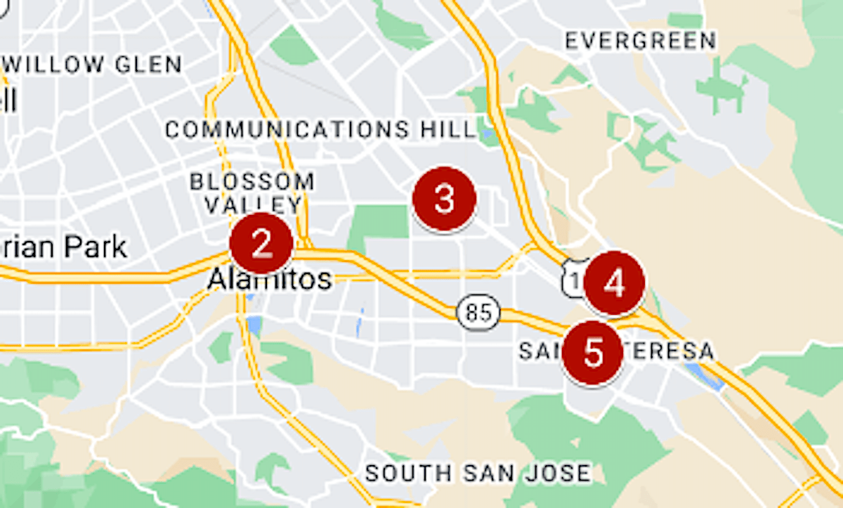 Map: Where the new round of tiny homes will be built in San Jose