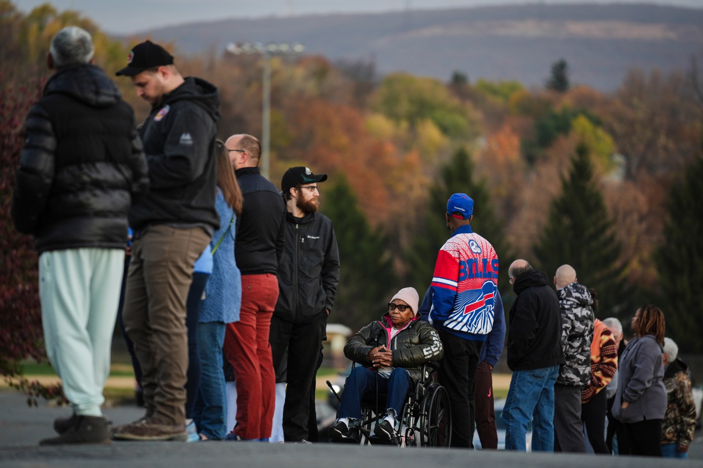 Photos: Election Day voting underway as Americans choose between Harris or Trump