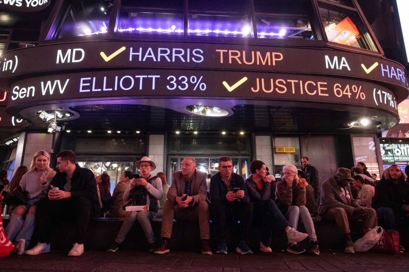 PHOTOS: The world watches as US election results trickle in