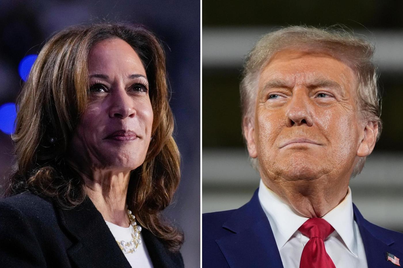 Harris goes to church while Trump muses about reporters being shot