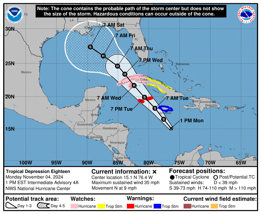 Hurricane center tracks growing Caribbean system that could threaten Florida next week