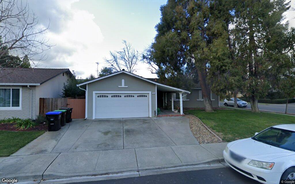 Detached house sells for $1.5 million in Pleasanton