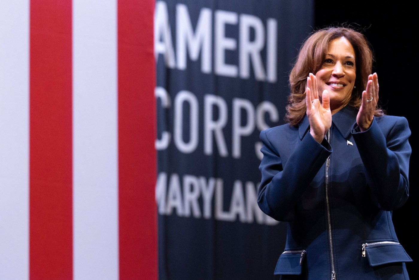 Kamala Harris tells students to ‘stay in the fight’ after the election