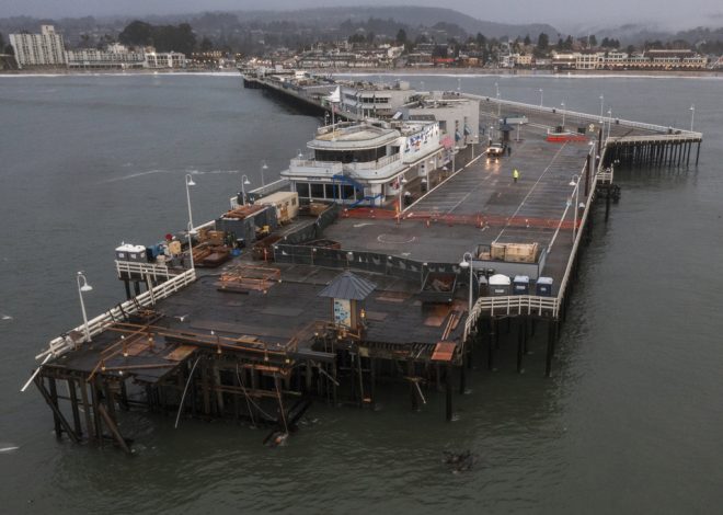 ‘Time will tell’: Santa Cruz officials assess damage partial wharf collapse; give no timeline for reopening of local landmark