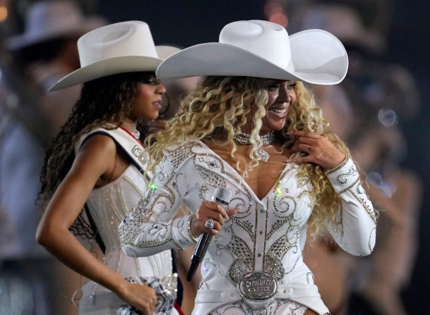 Beyoncé performs ‘Cowboy Carter’ hits live for first time at NFL Christmas Day game