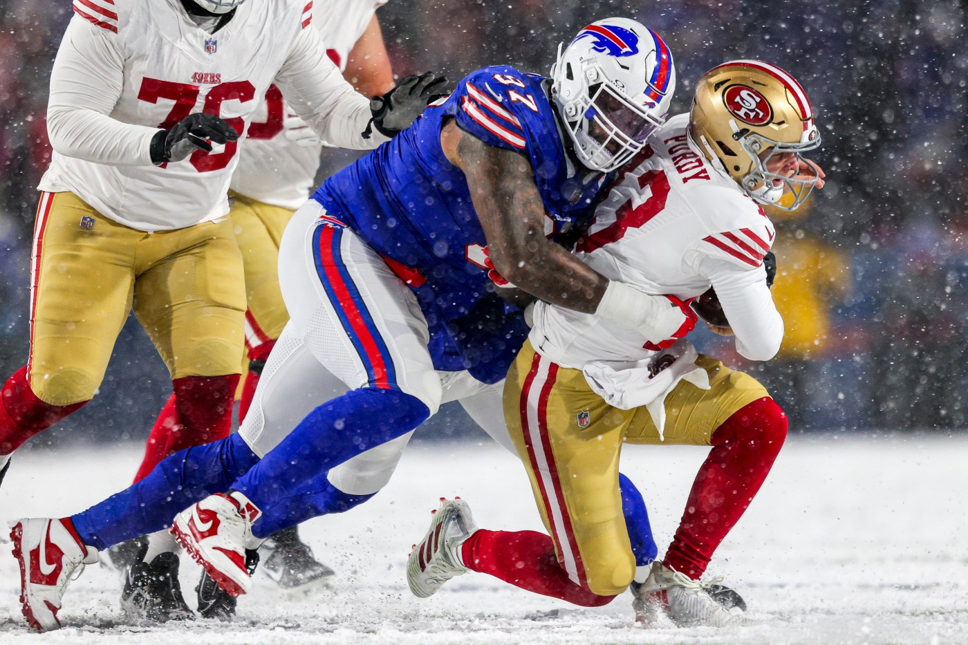 49ers insist they’re not dead yet after getting buried in Buffalo