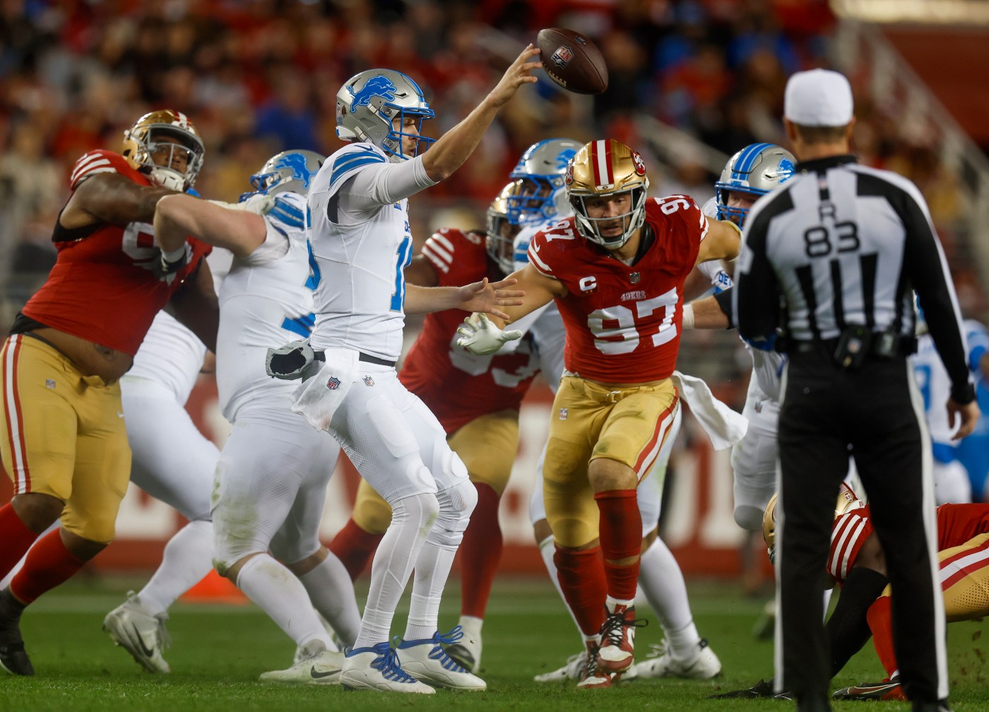 Detroit loss continues a trend — lack of takeaways has torpedoed the 49ers’ season