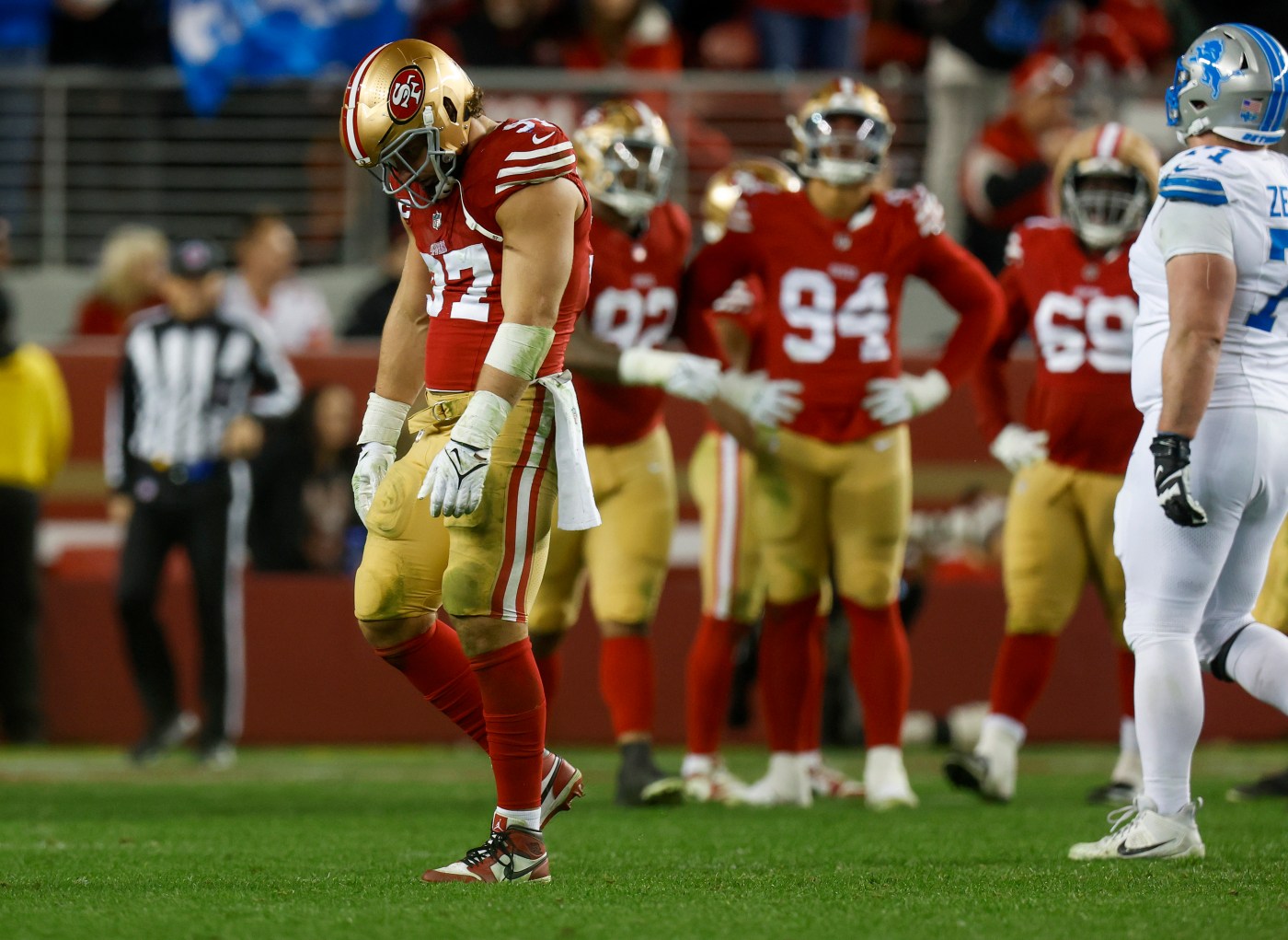 Photo highlights: Last place San Francisco 49ers fall to the Detroit Lions 40-34 in home finale