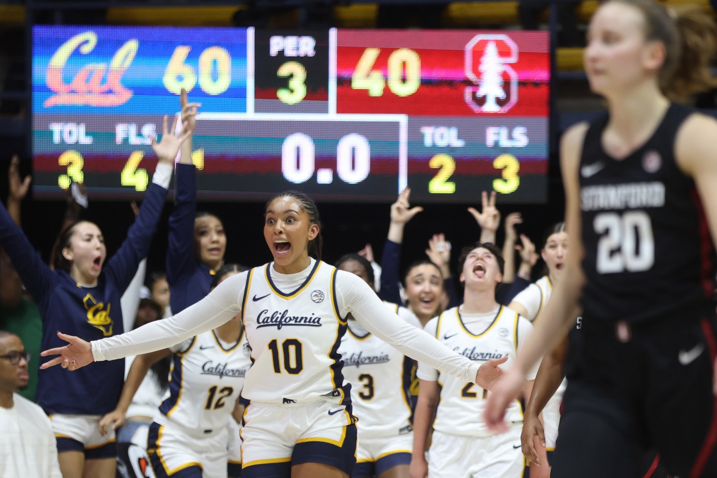 Behind program-record 18 3-pointers, Cal takes down Stanford with largest Big Game margin of victory in 42 years