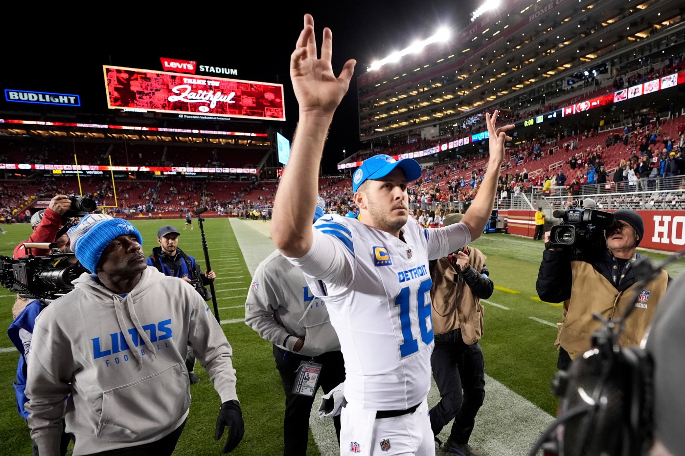 Jared Goff, the NFL’s castoff quarterback, returns home to Bay Area, cements career revival by dominating 49ers