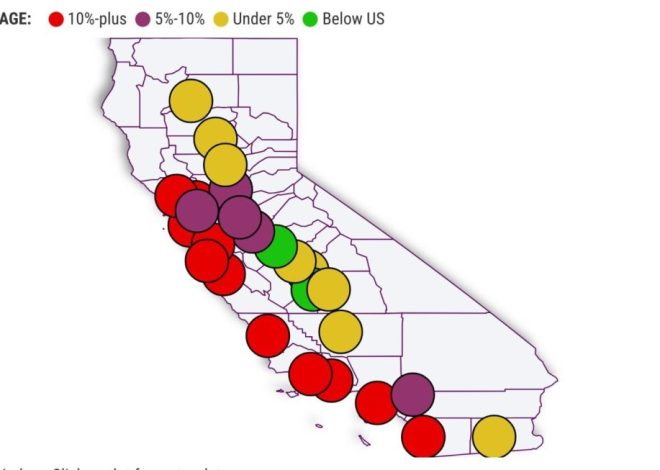 California has 15 of 25 priciest places to live in US