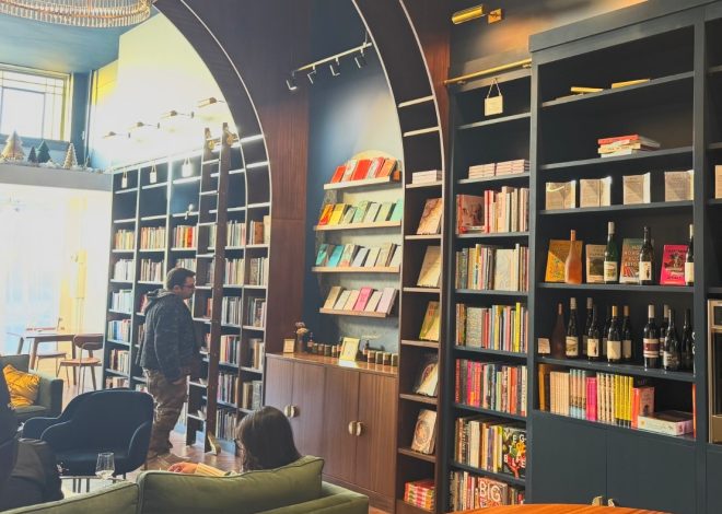 An elevated bookstore/wine bar opens in Berkeley