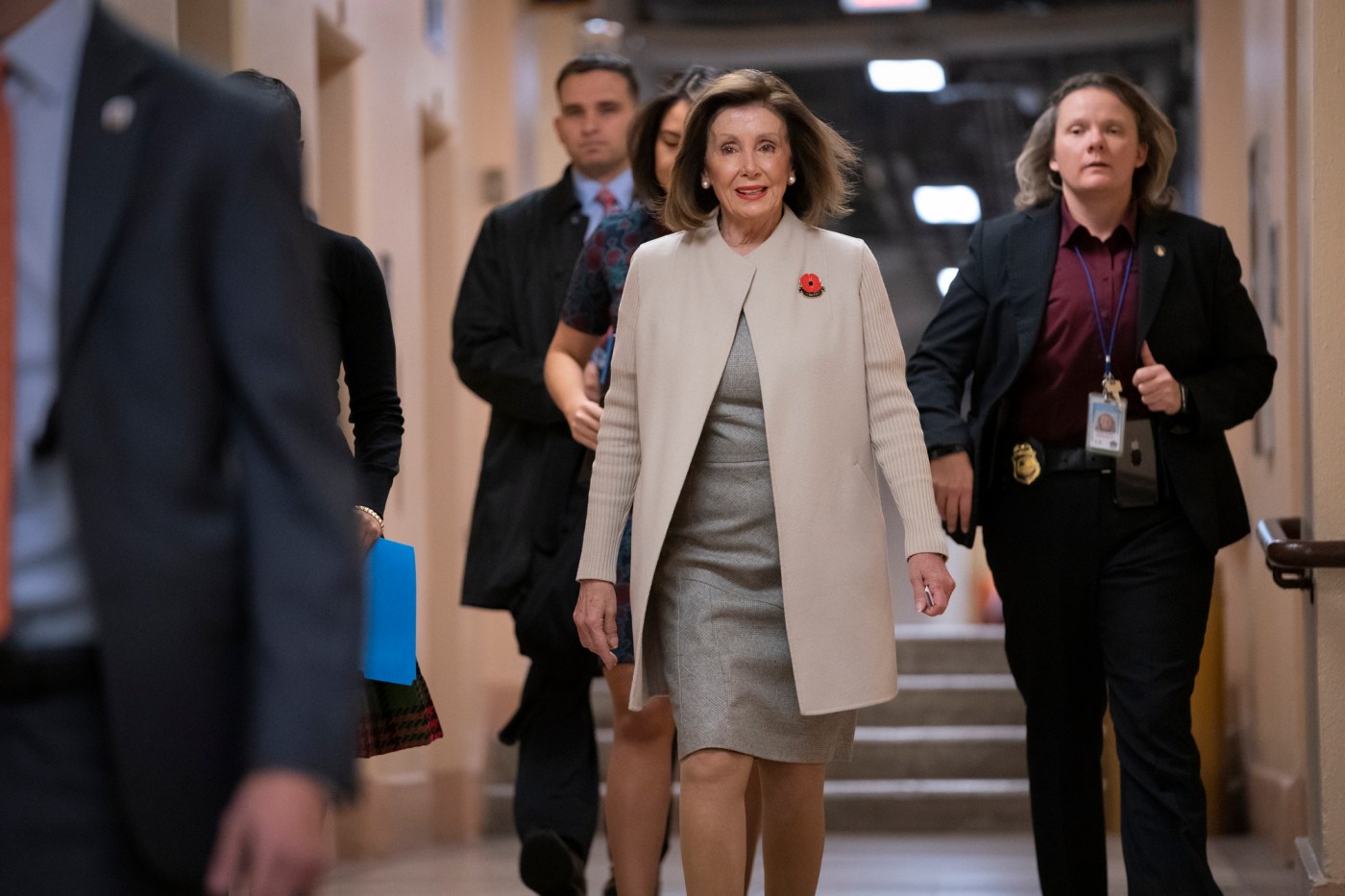 Pelosi has hip replacement surgery in Germany after fall