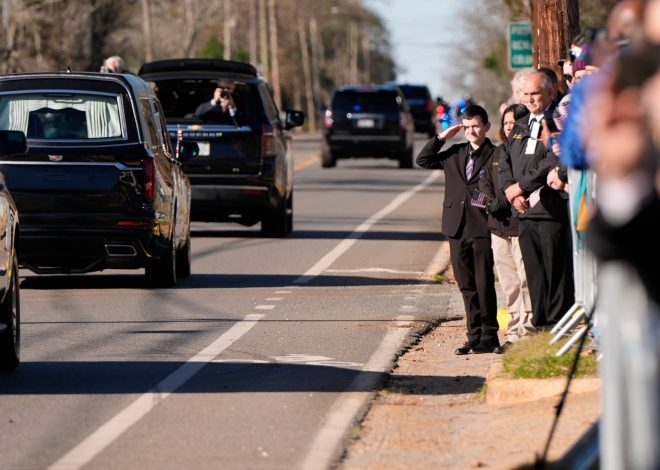 Jimmy Carter’s funeral begins by tracing 100 years from rural Georgia to the world stage