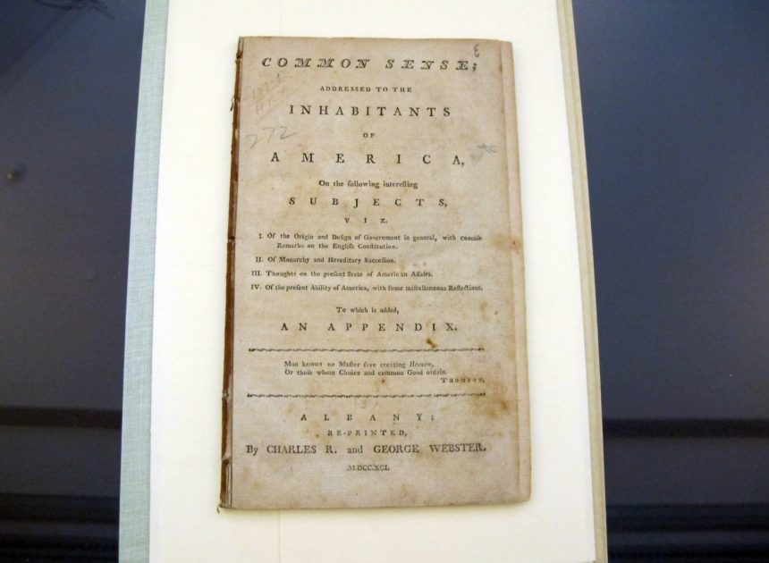 Today in History: January 10, Thomas Paine publishes ‘Common Sense’