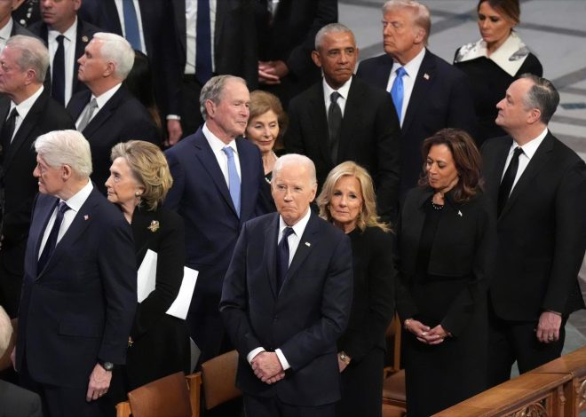 From Carter’s funeral, an American snapshot: A singular image, 5 presidents, 379 years of history