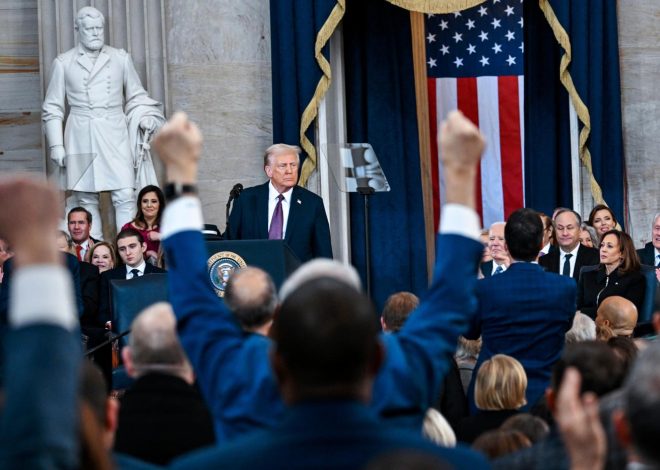 Takeaways from Trump inaugural address, with sweeping promises