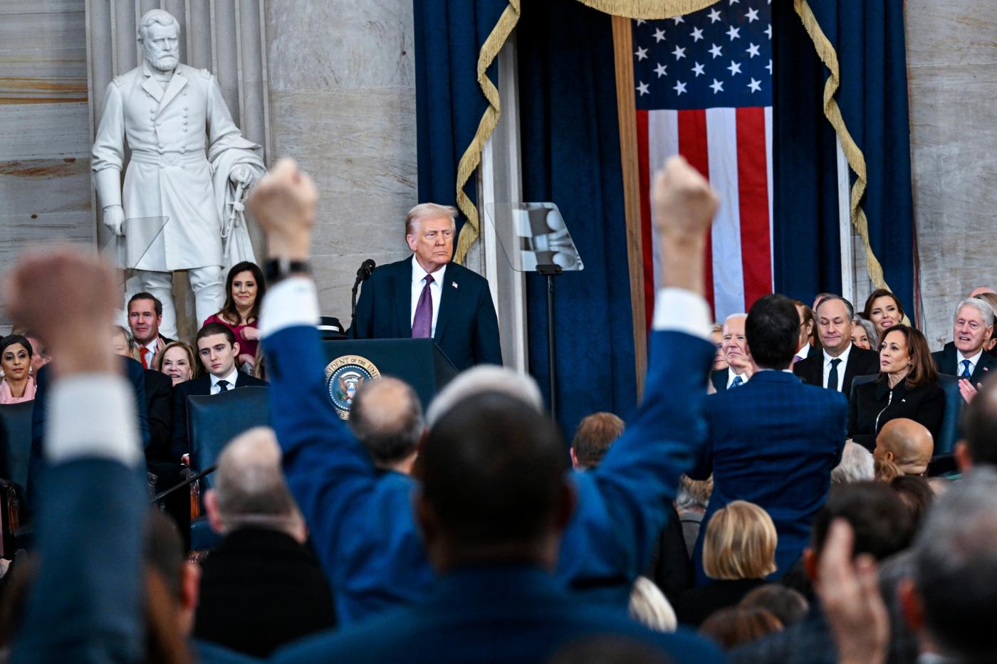 Takeaways from Trump inaugural address, with sweeping promises