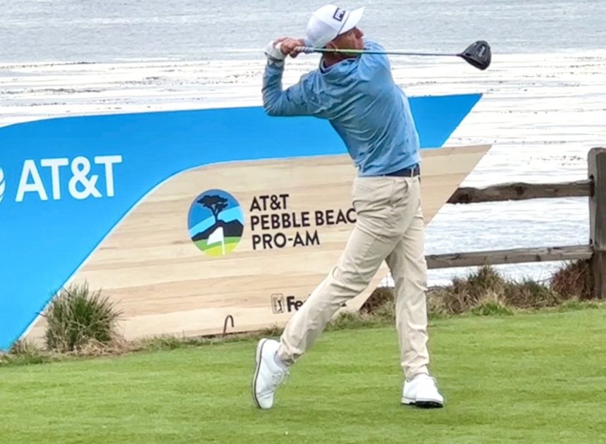 Wichita’s Sam Stevens overcomes plane-crash sorrow, opens strong at Pebble Beach Pro-Am