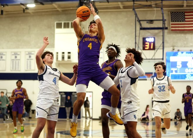 Top-ranked Riordan’s embarrassment of riches carries Crusaders past Bellarmine in WCAL showdown