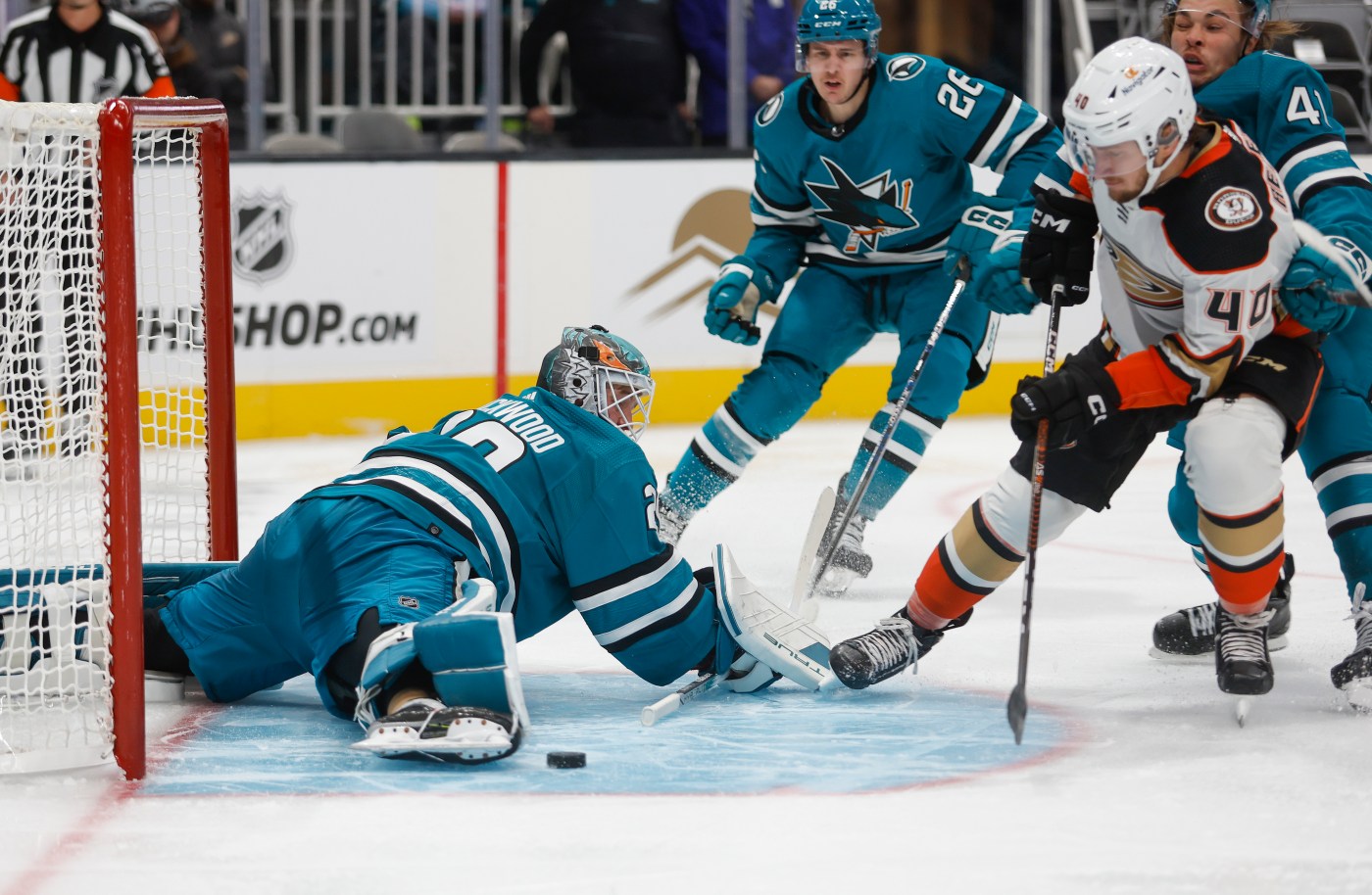 Sharks make intra-division trade with Ducks, acquiring big AHL forward