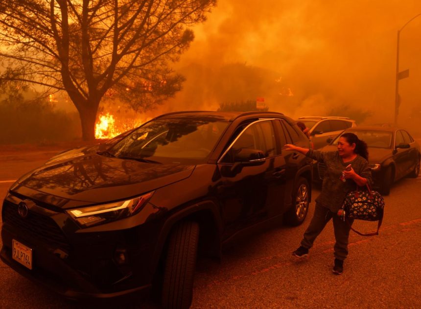 Pacific Palisades evacuation order came after homes were already burning, AP finds