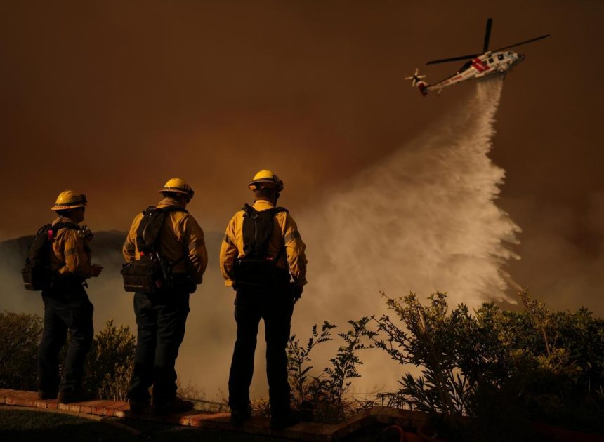 Trump targets California water policy as he prepares to tour LA fire damage