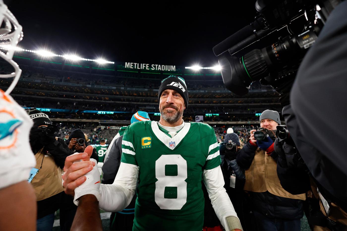 Jets’ Aaron Rodgers undecided on playing future, focused on California wildfires