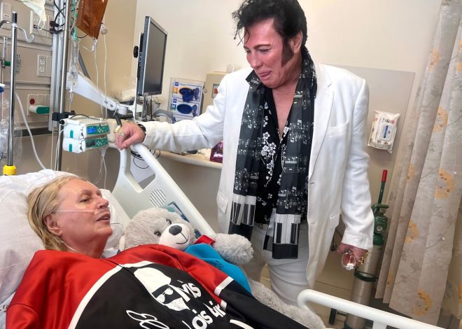 Lifelong East Bay Elvis fan battling cancer gets surprise visit from ‘The King’