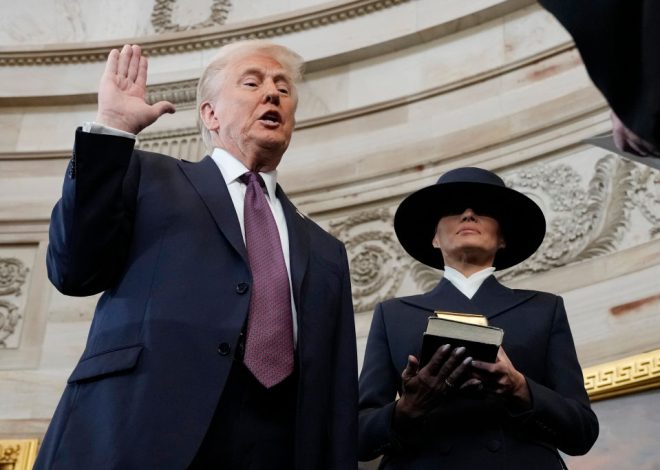 Trump didn’t swear on a Bible. Does it matter?