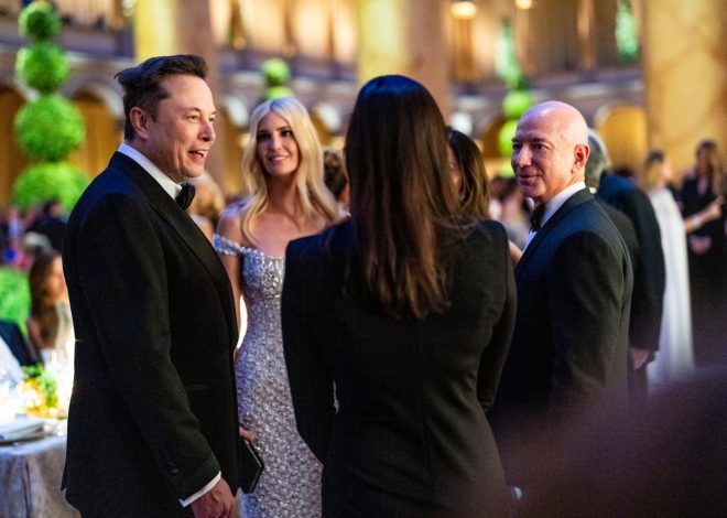 Jeff Bezos, Lauren Sanchez, Elon Musk and Ivanka Trump partied like oligarchs