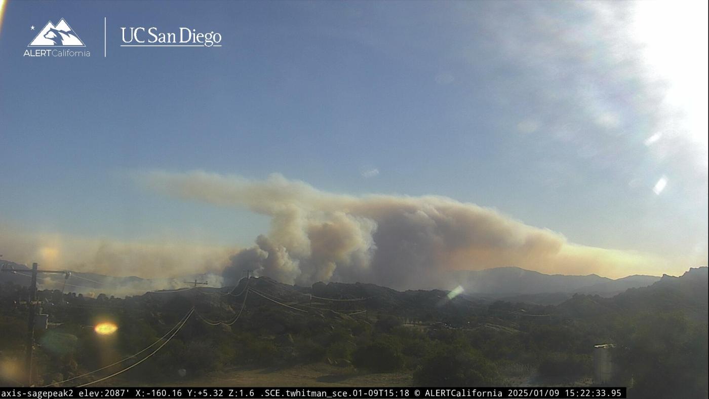 Map: Kenneth fire burning in West Hills area of LA County