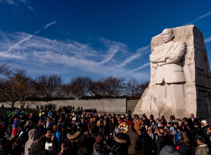 Civil rights leaders and King family mark MLK Day as a special call to action as Trump takes office