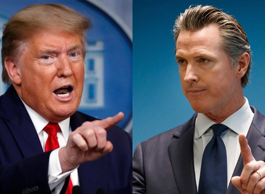 Trump blames Newsom for Southern California wildfires, governor’s office pushes back on facts