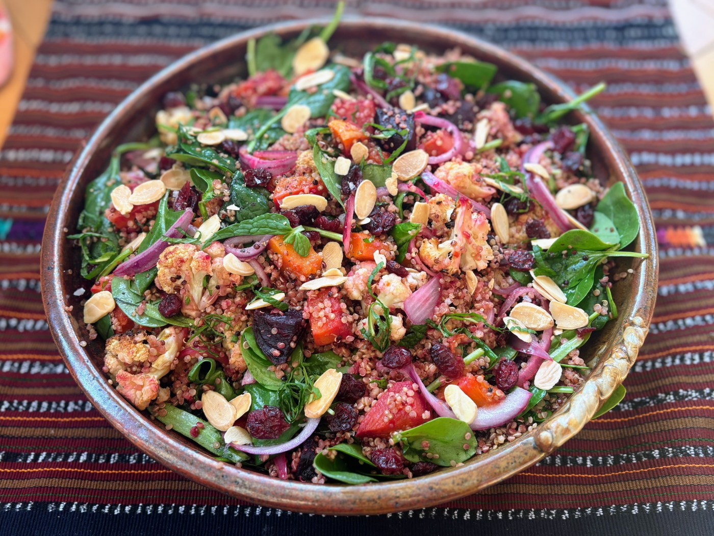 Quick Cook: A veggie quinoa salad for January’s healthy eating resolutions