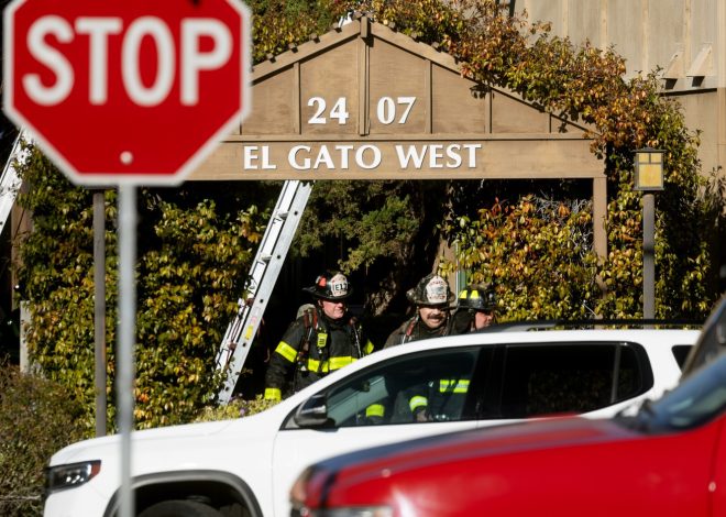 Three-alarm fire rips through San Jose apartment complex