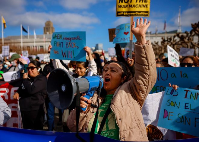 Smaller anti-Trump protests dot the Bay Area ahead of inauguration