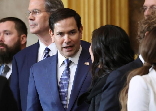 Senators are preparing to vote on Marco Rubio as secretary of state, a first in Trump’s Cabinet