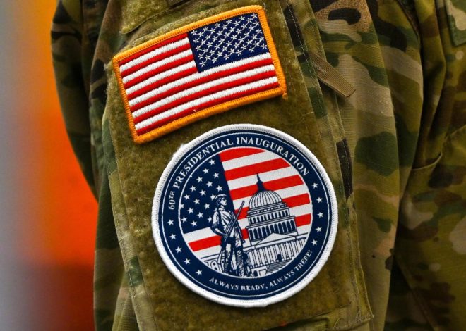 Guard troops will wear a special patch at Trump’s inauguration to make it clear they aren’t police